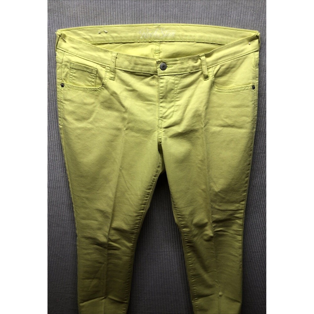 Old Navy Rockstar Womens Jeans Size 16 Yellow Summer Festival Holiday